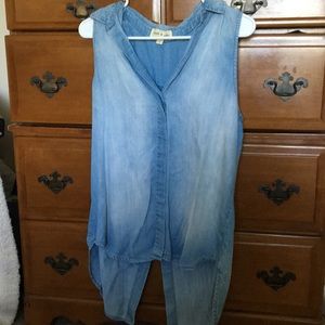 Cloth and Stone soft denim button down